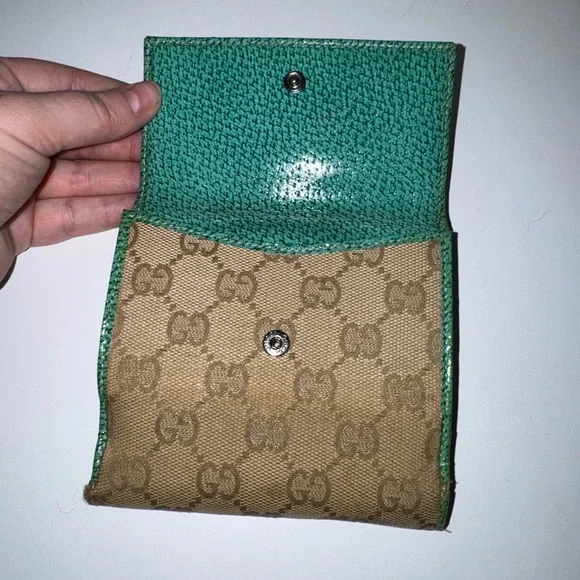 Gucci Brown and Green Women's Wallet - Picture 8 of 9
